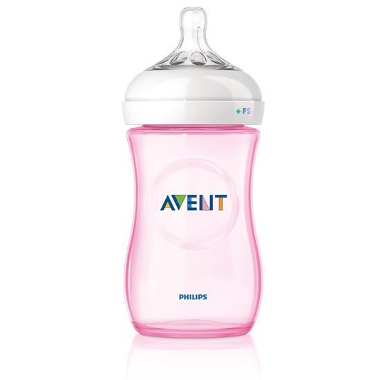 Foto Avent - Biberón natural rosa (260ml)