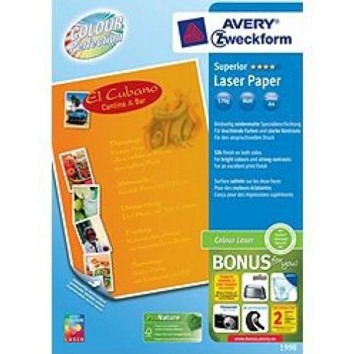 Foto Avery Zweckform Superior Colour Laser Paper (200 Sheets ( A4 ) , 170 foto 665692