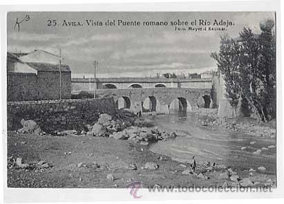 Foto avila vista del puente romano sobre el rio adaja foto mayoral e foto 205943