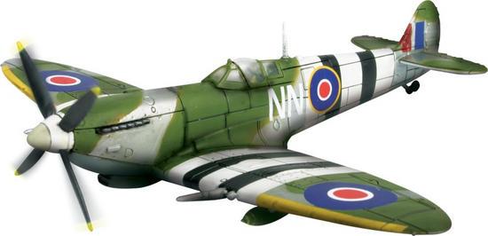 Foto Avión Inglés Spitifire MK.IX Normandía 44