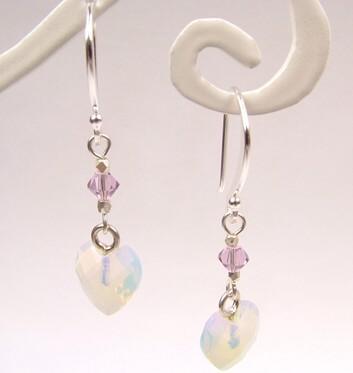 Foto Azuni Heart Rose Quartz Earrings