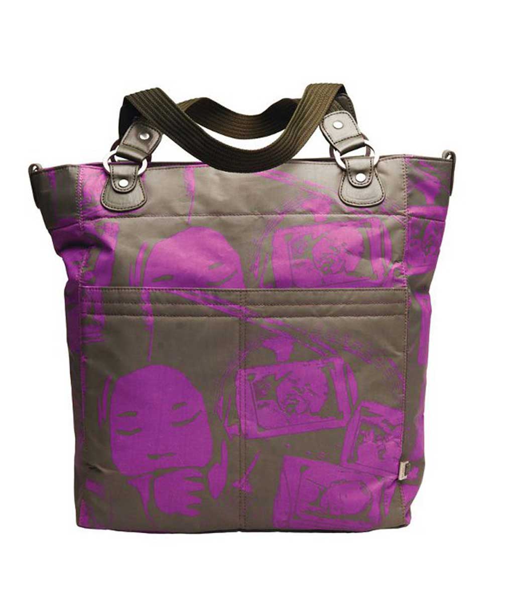 Foto Baby face oioi tote sack olive-violet foto 679838