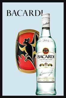 Foto Bacardi Botella Espejo Decorativo Serigrafiado 22x32cm foto 940425