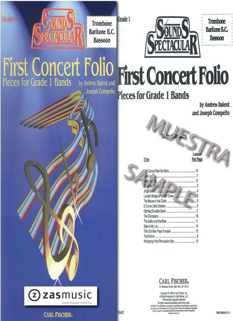 Foto balent, andrew and compello, joseph: first concert folio. pi foto 359812