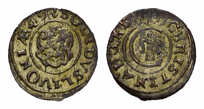 Foto Baltikum Schilling (Solidus) 1649