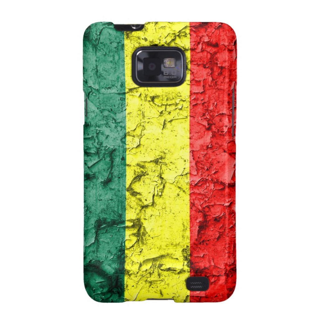 Foto Bandera del rasta del vintage Galaxy Sii Fundas foto 930674