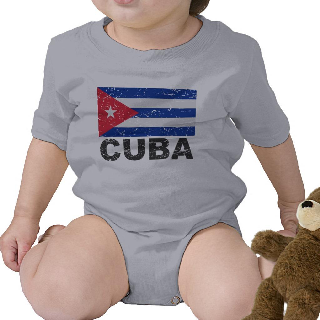 Foto Bandera del vintage de Cuba Traje De Bebé foto 914207