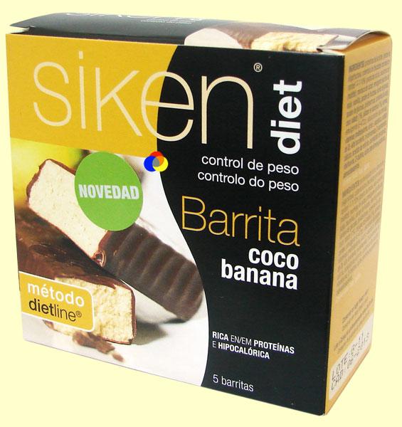 Foto Barrita de Coco y Banana - Siken Diet - 5 barritas [8424657107976] foto 90854