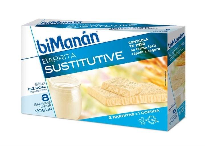 Foto Barritas sustitutive de yogur 8 unidades bimanán