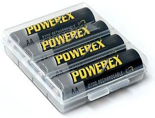 Foto Baterías Recargables POWEREX MHRAA4-2700 - PACK 4 AA NiMH 1,2v 2700mAh