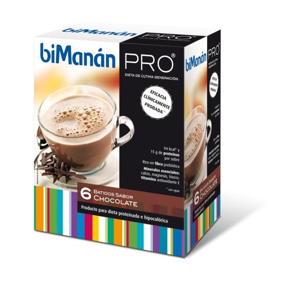 Foto Batido Sabor Chocolate Bimanan Pro 6 sobres