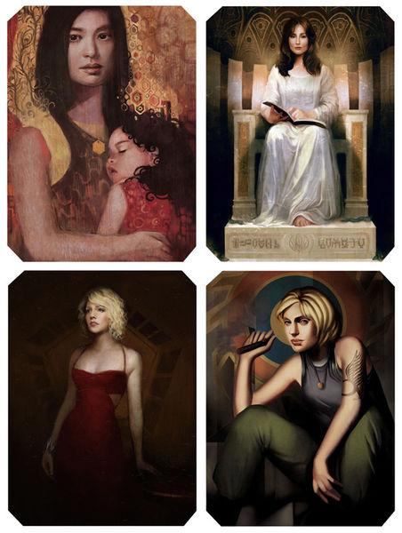 Foto Battlestar Galactica Set De 4 Posters Ladies Of Galactica Gallery Coll foto 492846