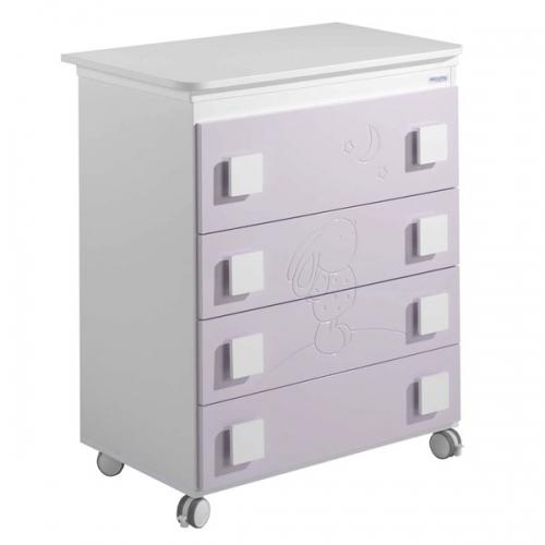 Foto Bañera micuna b-1460 cielo blanco/lila brillo mo. gris/blanc