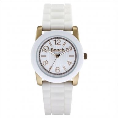 Foto BC0404RSWH Bench Ladies White Silicone Watch foto 13641