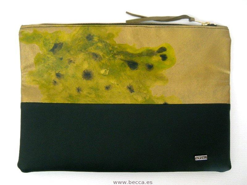 Foto Becca clutch ameba oro negro foto 53584