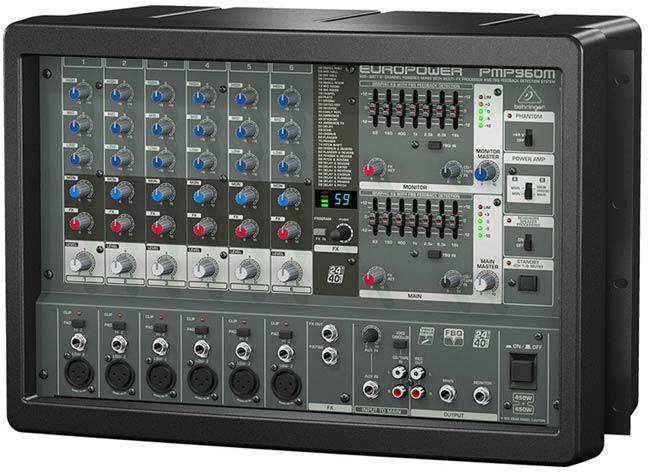 Foto Behringer PMP960M-EU. Mesa de mezclas autoamplificada