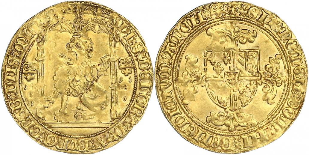 Foto Belgien-Brabant Lion Gold 1430-1467