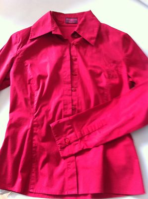 Foto Bershka (grupo Zara ) - Camisa Roja Entallada Talla M  //  Shirt // Chemise foto 74063