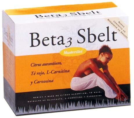 Foto Beta 3 Sbelt (L-Carnitina, Citrus aurantium, Té Rojo..) 20sobres