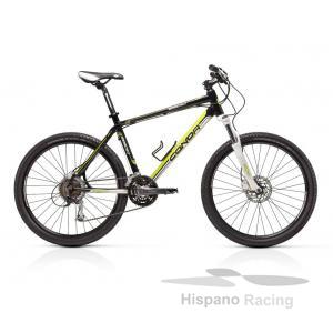 Foto Bicicleta conor 8500 26 negro-verde montaje acera alivio