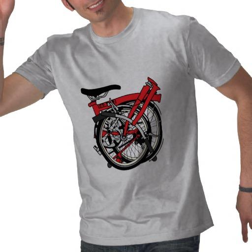 Foto Bicicleta de Brompton doblada Camisetas foto 825393
