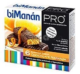 Foto Bimanan Pro Barrita Chocolate Naranja 6 Unidades foto 71778