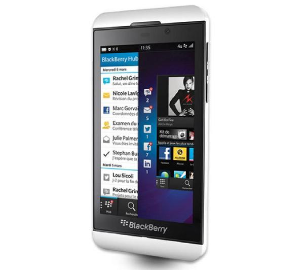 Foto Blackberry z10 - blanco - teléfono móvil + tarjeta de memoria microsdh