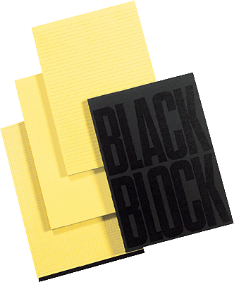 Foto Bloc de papel Exacompta papel amarillo A4 cuadrícula 5x5 (pack 5 ud.) foto 895972