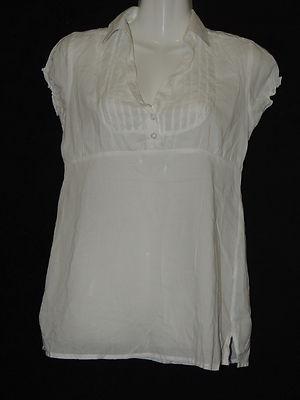 Foto Blusa De Color Blanco Marca Pull And Bear Talla L