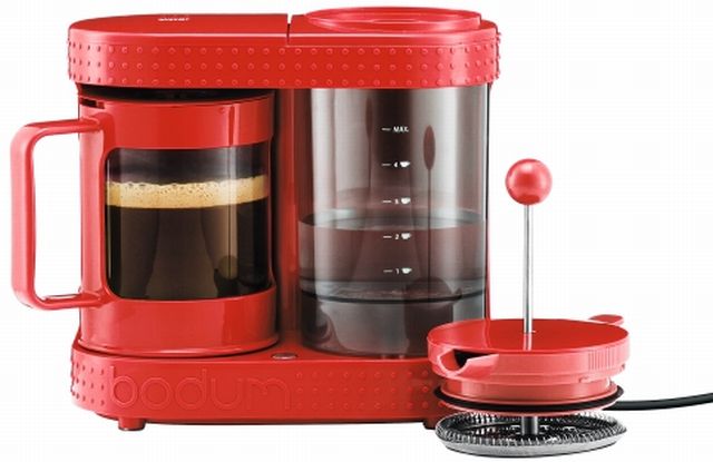 Foto Bodum Cafetera a pistón 4 tazas, eléctrica, BISTRO, 0,5 l, roja (H.N foto 684897