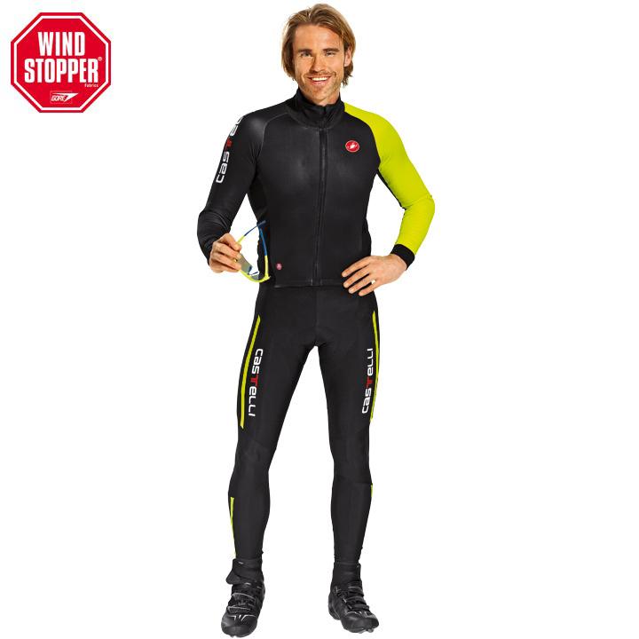 Foto Body térmico Castelli Sanremo negro-amarillo neón