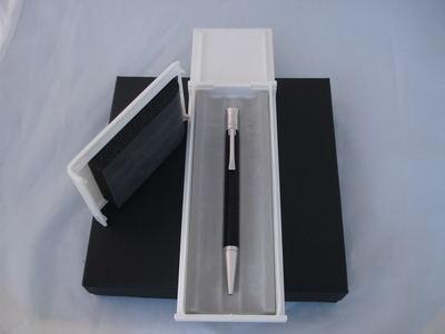 Foto Bolígrafo Graf Von Faber-castell. Resina Negra Y Metal Rodiado. Caja. Giratorio foto 312980
