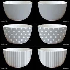 Foto Bol desayuno ambit farr gris surt. foto 511332