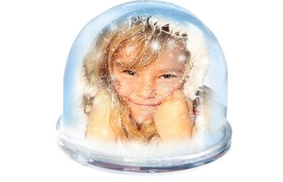 Foto Bola de nieve personalizada con tus fotos