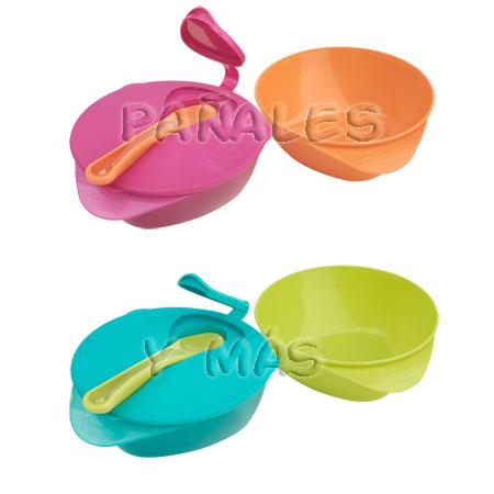 Foto Boles Easy Scoop con Cuchara y Tapa Tommee Tippee Explora