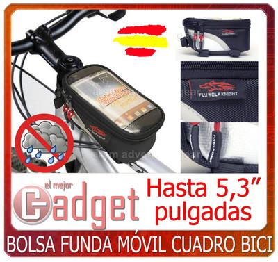 Foto Bolsa Funda De Bici Bicicleta Portamóvil Porta Móvil Para Huawei Ascend G300