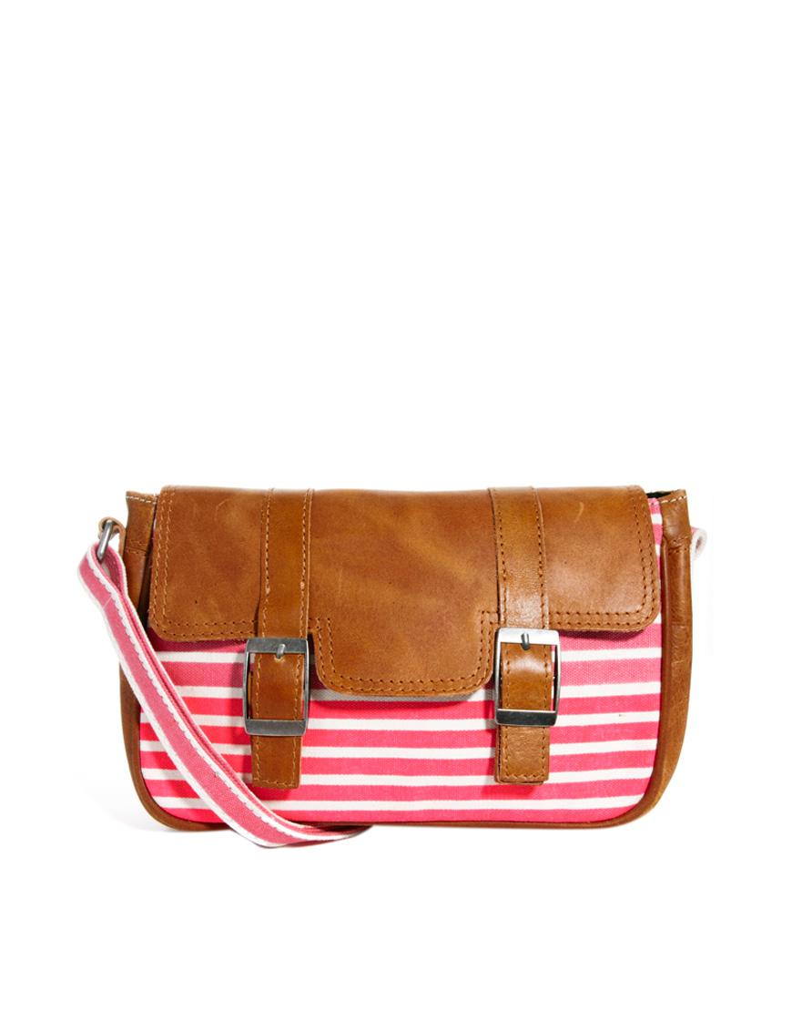 Foto Bolso bandolera de cuero Gubi de Pieces Rosa fresco