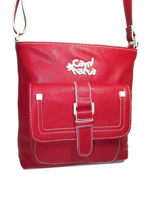 Foto Bolso Bandolera Marca Caminatta Color Rojo En Polipiel De Asa Superior Rfa2500 foto 745546