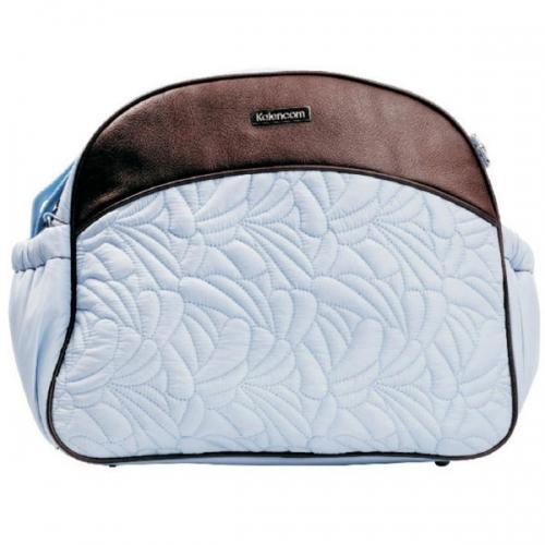 Foto Bolso celeste polipiel chocolate kalencom