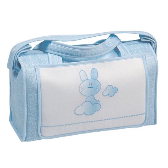 Foto Bolso de Maternidad Nubes Azul