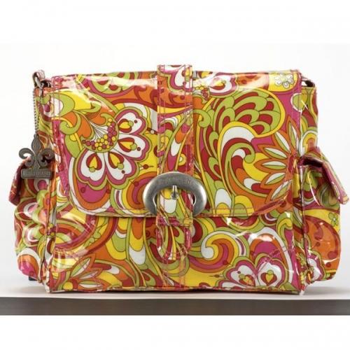 Foto Bolso multi flores naranja kalencom