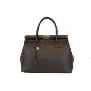 Foto Bolso piel marron chocolate