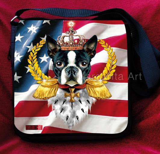 Foto Boston Terrier perro foto Royal Animal Bag Bolsa foto 211124