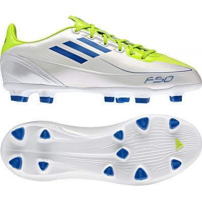 Foto Botas adidas f30 trx fg junior blanca/azul foto 280430