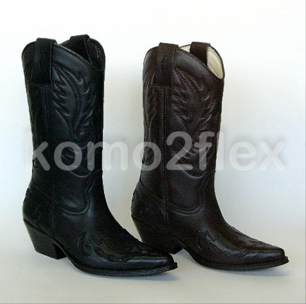 Foto botas cowboy motero campero , marrÓn, talla 41 - hombre foto 87408