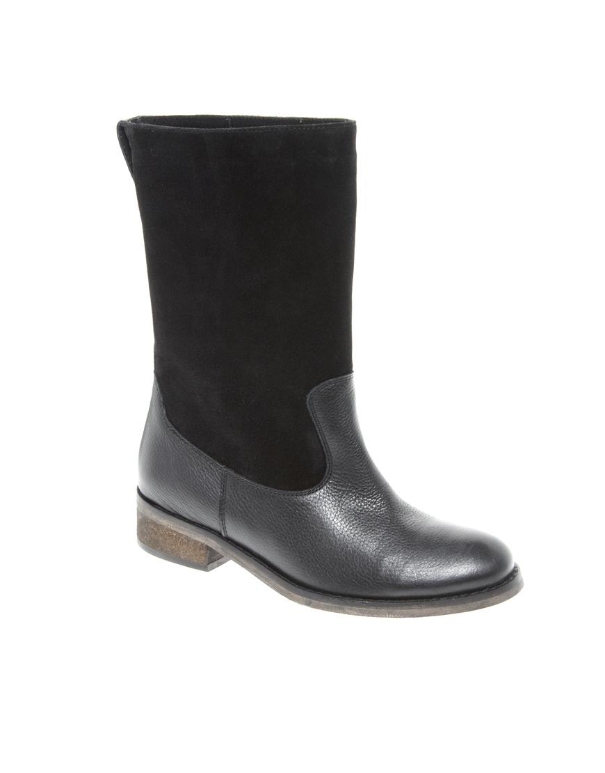 Foto Botas de cuero CONNOR de ASOS Negro foto 206558