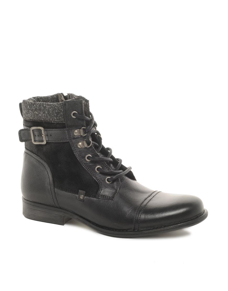 Foto Botas de cuero de River Island Negro