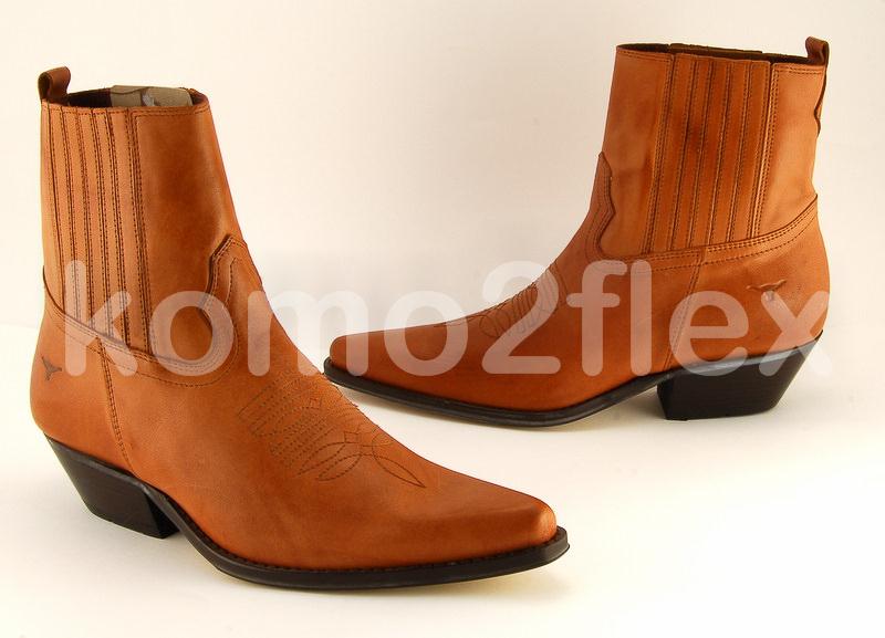 Foto botas piel cowboy vaquero motero, cuero, talla 43 - hombre - zapato
