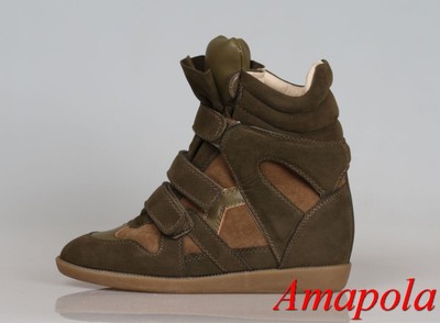 Foto Botas Sneaker Calzado De Cu�a Plataforma Color Marron/chocolate A La Ultima Moda foto 9690
