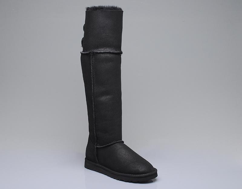 Foto Botas Ugg Over The Knee Bailey Button Mujer Botas 3172 - Negro